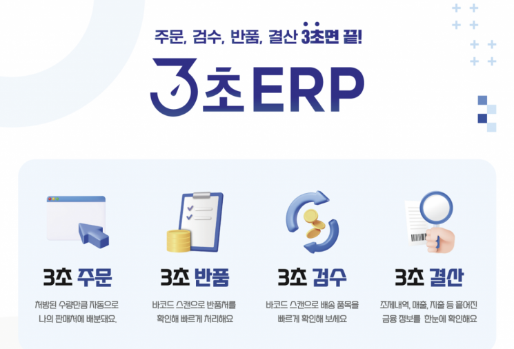 유비케어, 약국 경영 지원 플랫폼 '3초 ERP' 출시