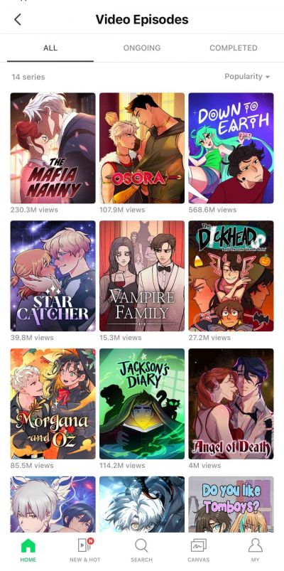 웹툰을 숏폼 애니처럼 본다…네이버웹툰 '비디오 에피소드' 시범 도입