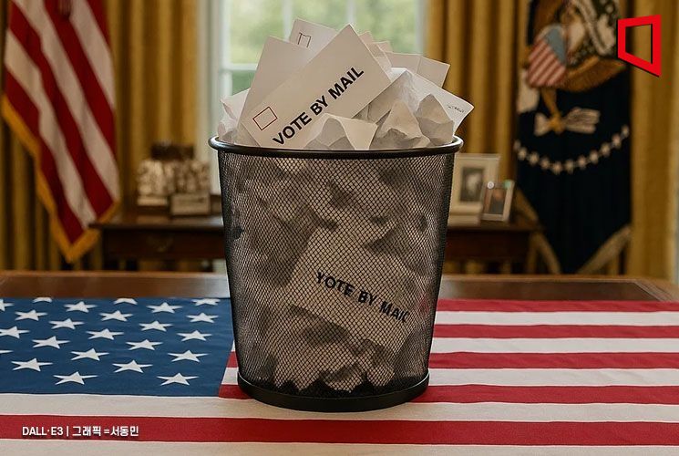트럼프, '부정선거론' 재점화…"부패한 우편투표 폐지"