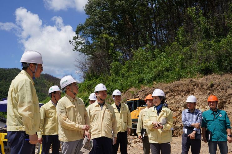 산림청, 안동 산사태 예방 사업장 '안전관리' 특별점검