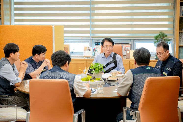 조성대 남양주시의회 의장, 민노총 전국건설노동조합 임원진과 간담회