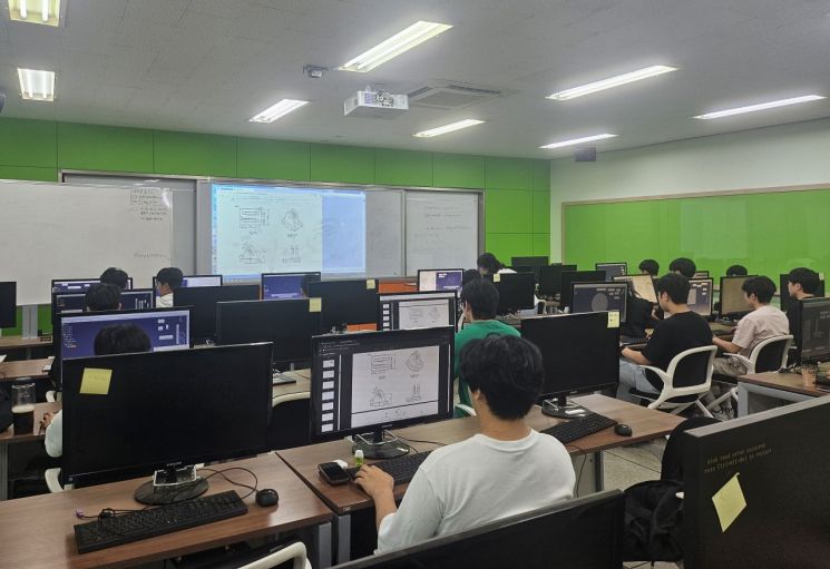 동명대 기계로봇공학과, CATIA 교육 수료생 전원 자격증 취득