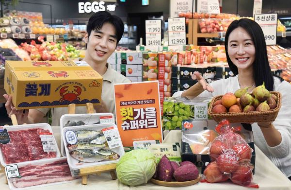 홈플러스, '햇가을 슈퍼위크'…금어기 끝난 '햇꽃게' 100g 790원