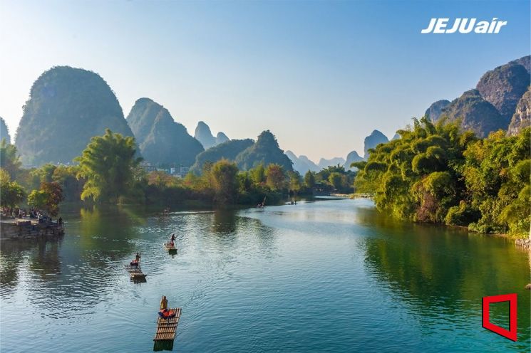 제주항공은 10월 1일부터 인천-구이린 노선을 주 4회(수·목·토·일) 일정으로 단독 운항을 시작한다고 20일 밝혔다. 제주항공