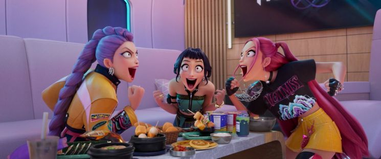 넷플릭스 '케이팝 데몬 헌터스' 스틸 컷