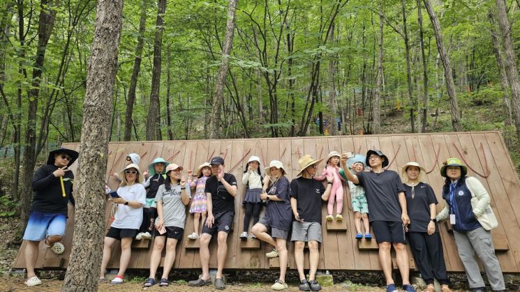 "금산산림문화타운 청정계곡에서 더위 식혀요"