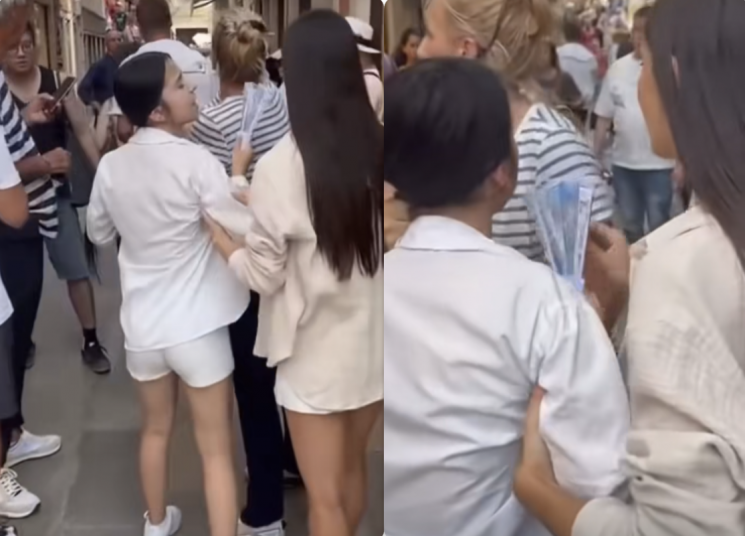 애플의 나의 찾기 기능을 활용해 소매치기범을 직접 붙잡는 모습. 카리스 맥엘로이 틱톡