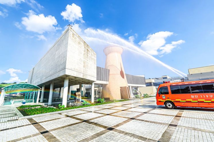 함안박물관,2025년 을지연습 폭탄 테러 실제훈련 실시. 함안군 제공