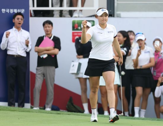 19세 김민솔, 마지막 홀 이글로 끝냈다