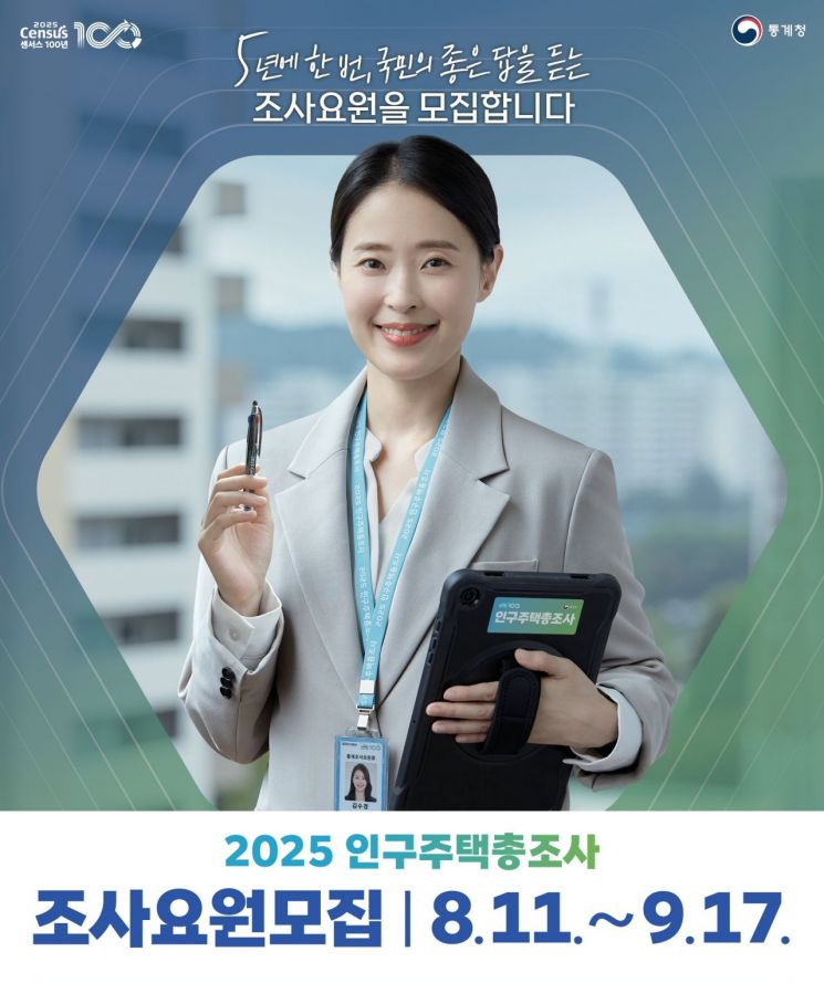 세종시, 인구주택 총조사 현장조사원 157명 모집