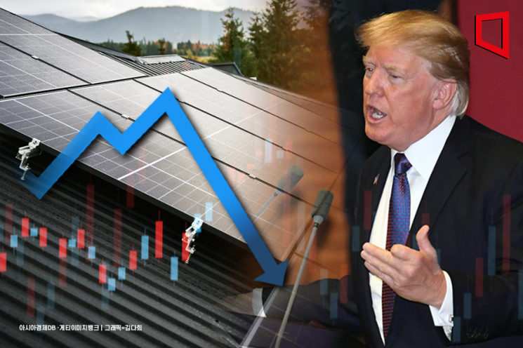 트럼프 한마디에 11% '폭삭'… 비상 걸린 태양광株