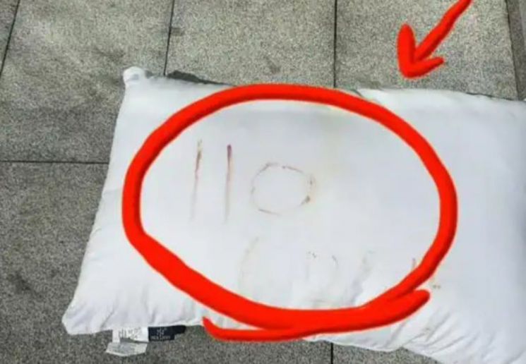 흰색 베개에 빨간 숫자 6개 뭐지?…감금된 여성 살린 中 배달기사의 촉