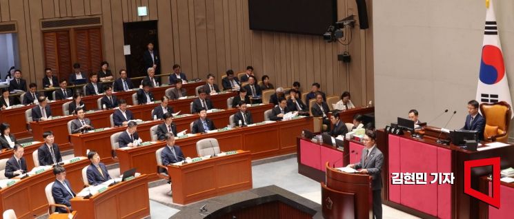 김민석 국무총리가 25일 국회에서 열린 예산결산특별위원회 전체회의에 출석해 발언하고 있다. 2025.8.25 김현민 기자