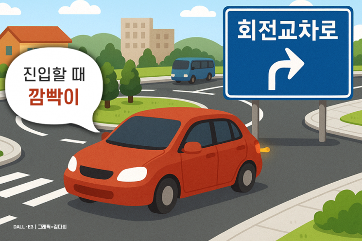 "그냥 달려도 되는 줄"…회전교차로, 10명 중 9명 '법규 위반'