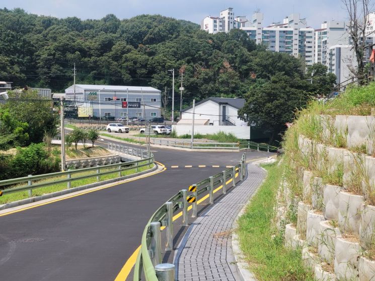 용인시, 상하동 71-1 일원 도시계획도로 확장 개통