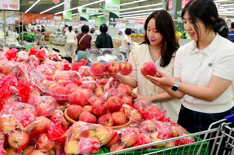 [Photo] Nonghyup Distribution Hanaro Mart "Try the Fresh Hongro Apples"