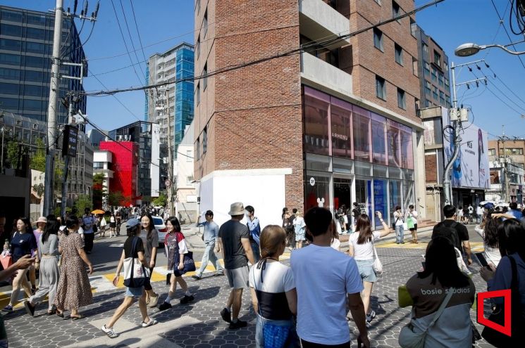 성수동 거리 모습. 아시아경제.