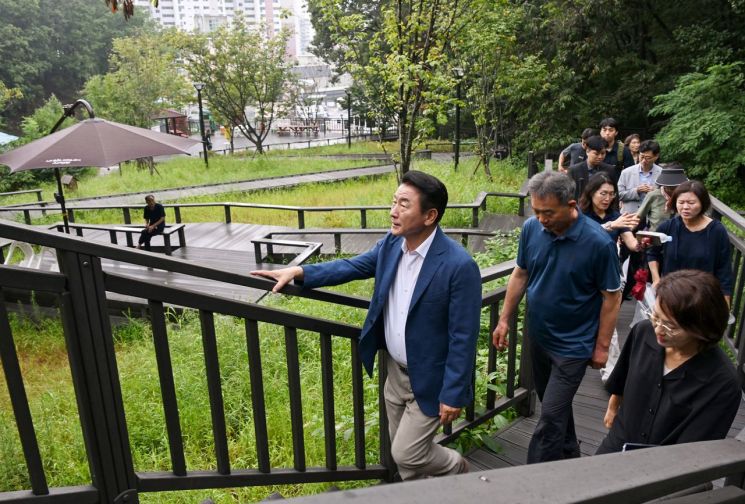 김동근 시장 "신곡권역은 숲과 산업이 어우러진 미래도시의 상징"