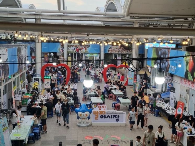 Gyeongsan City to Hold Byeoljjiyamarket Opening Ceremony and Pre-Event on August 29... Night Market to Officially Open from September 3