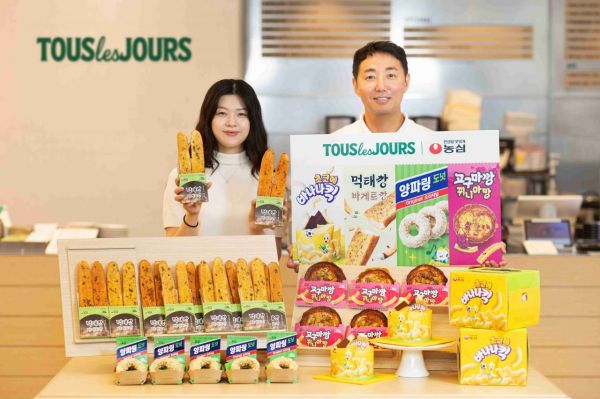 농심 스낵이 뚜레쥬르 빵으로?…컬래버레이션 신제품 4종 출시