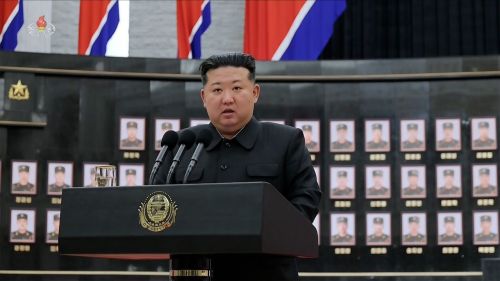 김정은 북한 국무위원장. 조선중앙TV연합뉴스