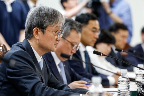 이찬진 금융감독원장이 28일 서울 중구 은행회관에서 열린 '금융감독원장-은행장 간담회'에 참석해 모두발언 하고 있다. 2025.8.28 강진형 기자
