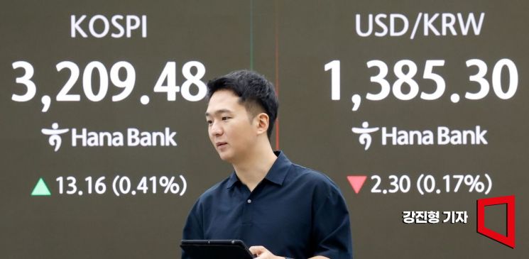 [포토] 코스피, 상승 출발 '3200대 회복'