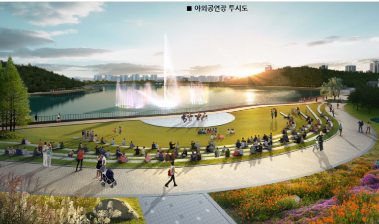 풍암호수공원 야외공연장 투시도. 광주시 제공