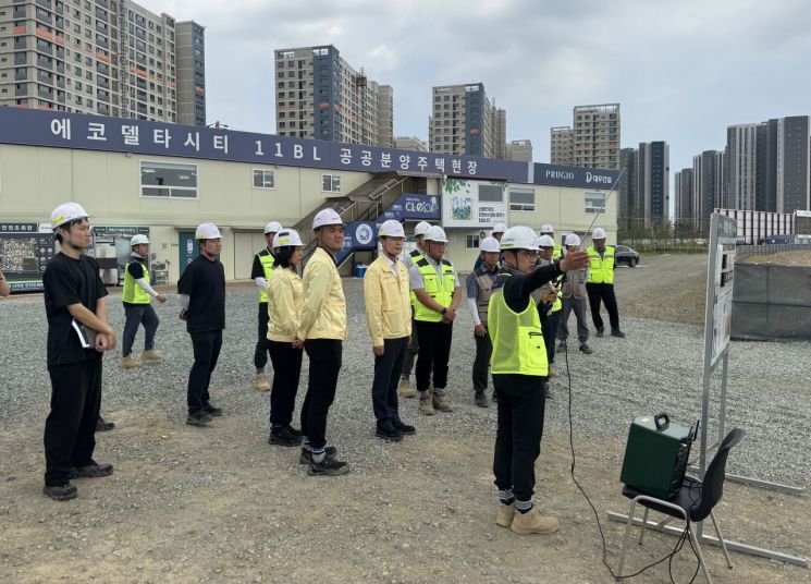 부산도시공사, CEO 현장 안전점검 실시