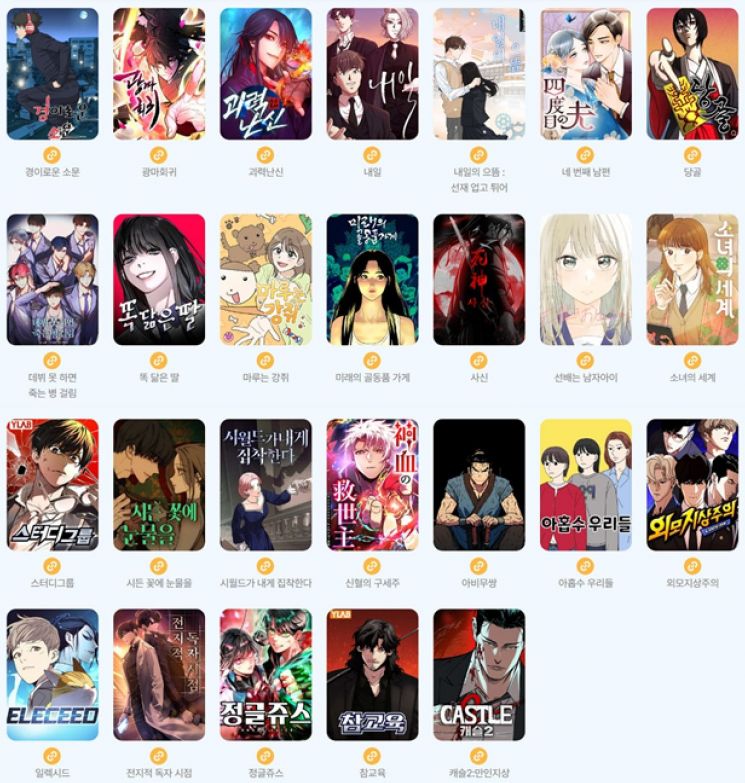 '2025 월드 웹툰 어워즈' 본상 후보작 26편