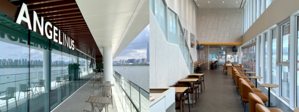 엔제리너스, 한강 위 플로팅 카페 '르엘캐슬갤러리점' 오픈