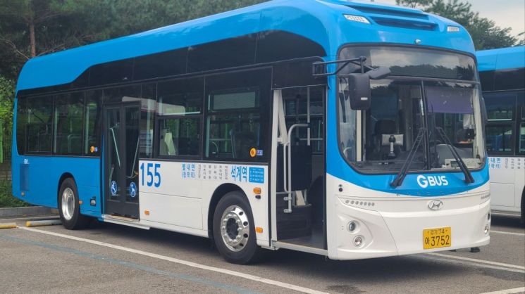 남양주시, 155번 시내버스 전량 친환경차량으로 교체