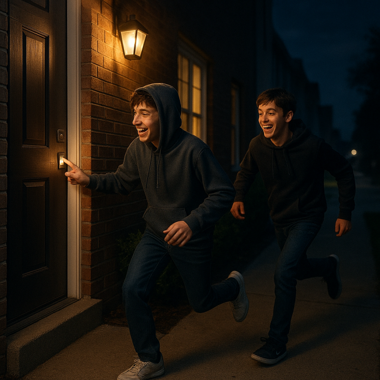 미국 휴스턴에서 남의 집 초인종을 누르고 도망가는, 이른바 '벨튀' 장난을 하던 10대 소년이 총에 맞아 숨지는 사건이 발생했다. 사진은 기사 내용 이해를 돕기 위해 AI로 생성한 이미지.