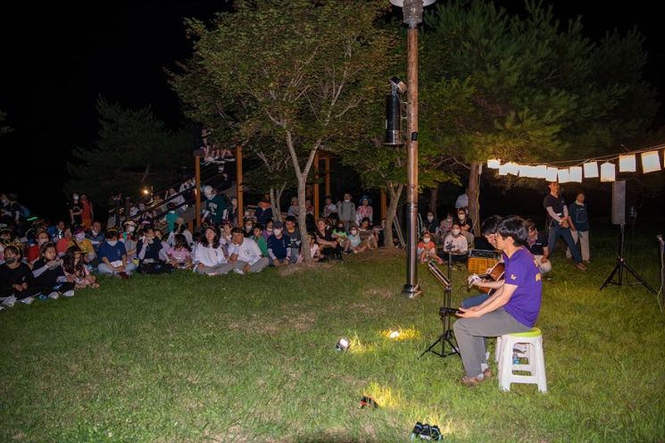 Jinan County will hold the 'Sinaburo Healing Trail' emotional night walk event 'Moonlight Walk' on the 6th. Provided by Jinan County