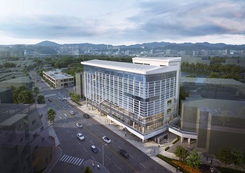 광주 북구청 신관 조감도. 광주 북구청 제공