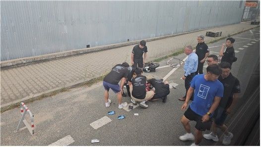 체코 현지서 구조활동 벌이는 모범 소방대원들. 소방청