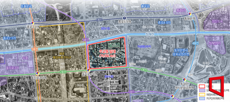 방산시장 인근 주교동 도시정비형 재개발 정비구역 지정