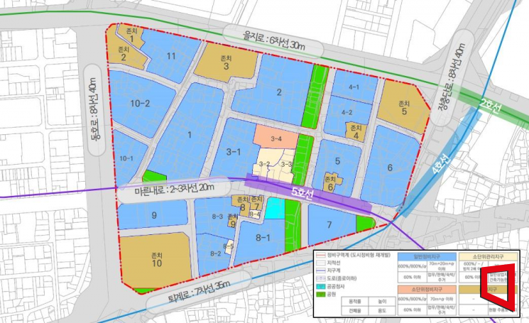 DDP 인근 광희동 일대 도시정비형 재개발 정비구역 지정