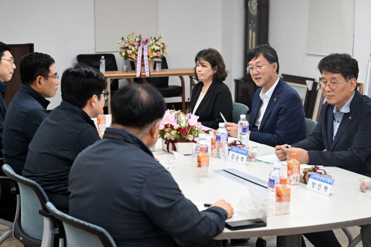 이민근 안산시장의 잇따른 기업 방문 행보 눈길