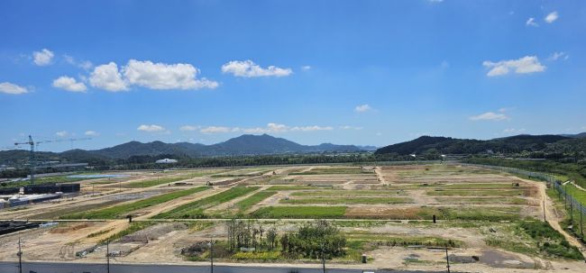 '순천풍덕도시개발' 현장 전경. 독자 제공