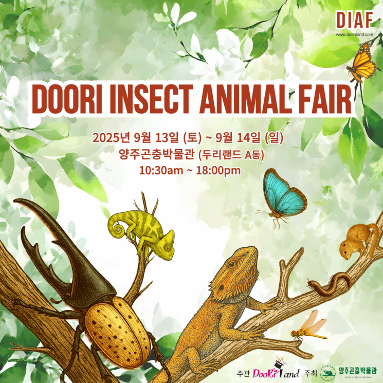 '특별한 생태 체험의 장'…양주시, '두리 인섹트 애니멀 페어' 개최