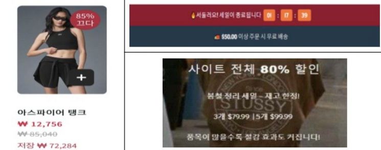 'Alo', 'Stussy'... Surge in Scam Sites Impersonating Famous Brands