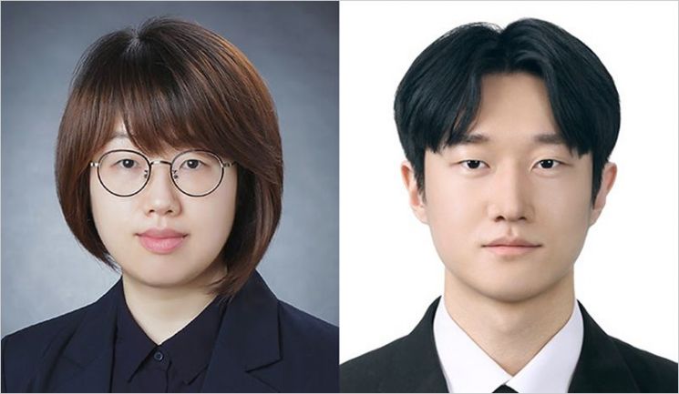 왼쪽부터 김지희 교수, 오세진 연구원.