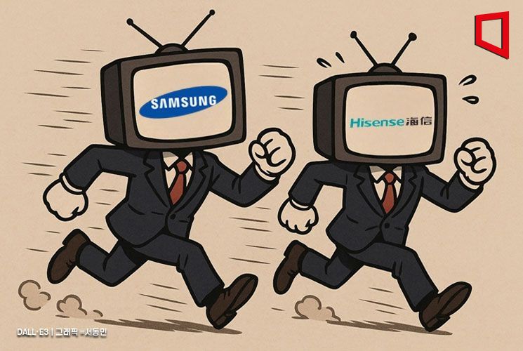 내년 中 하이센스 TV, 삼성 추월 전망…국내 산업 경쟁력 약화 경고