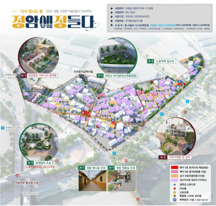 정암지구 우리동네살리기 공모사업 최종 선정. 의령군 제공