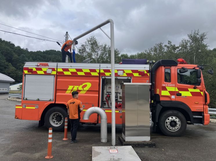 평창군, 극심한 가뭄 겪는 강릉시에 하천수·상수도 긴급 지원