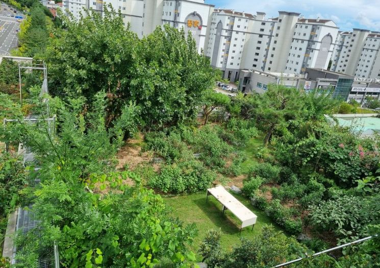 울산시, 도심 속 옥상정원 ‘구암 산들강’… 제8호 민간정원 등록