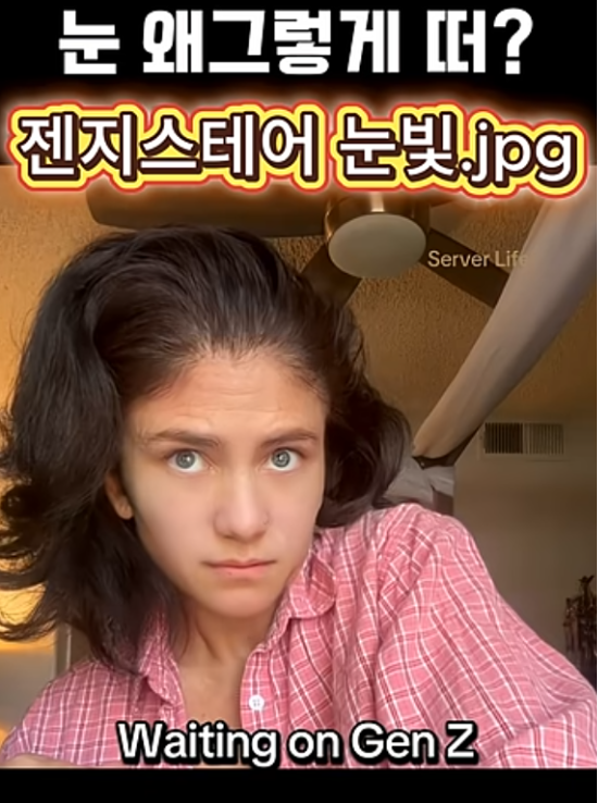 "질문하면 대답 없이 빤히 쳐다봐"…'젠지 스테어' 뭐길래