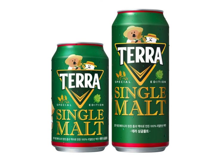 [오늘의신상] "다이노탱과 협업" 하이트진로, '테라 싱글몰트 에디션' 출시 