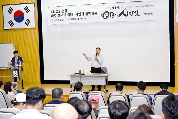 김경일 시장 "K2 승격은 파주 도시브랜드 높이고 지역경제 발전 기여"